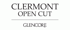 Clermont open cut glencore logo